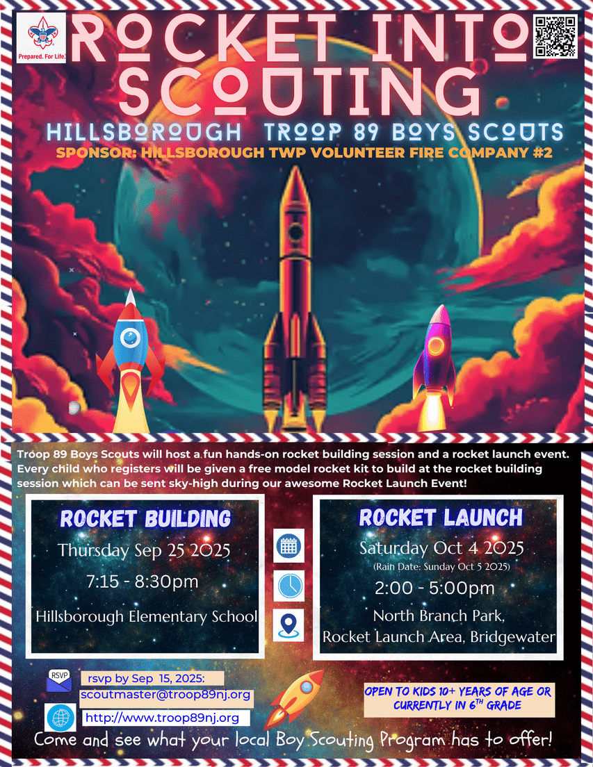 Rocket Launch Event Troop 89 Hillsborough BSA