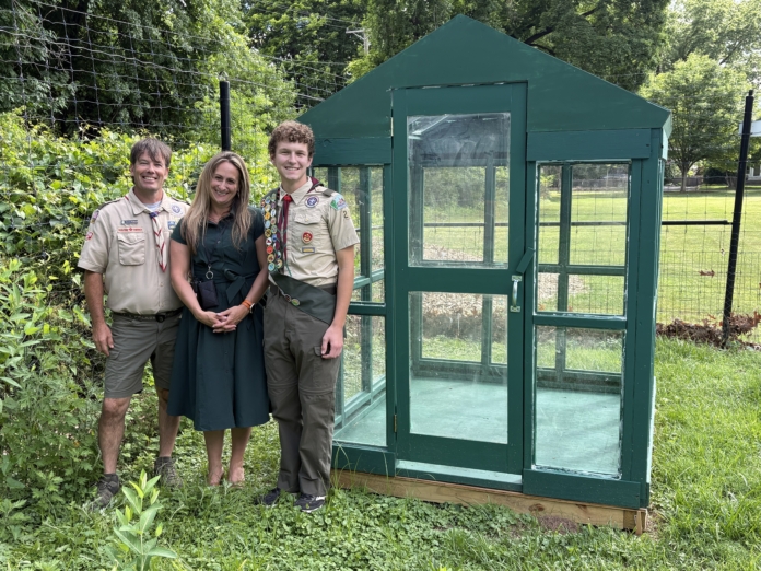 Eagle project blooms at Lawrenceville Elementary School