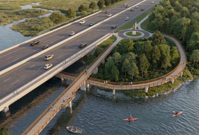 County announces preliminary route for new crossing