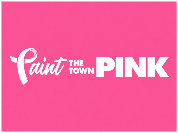 Community paints the town pink for cancer care