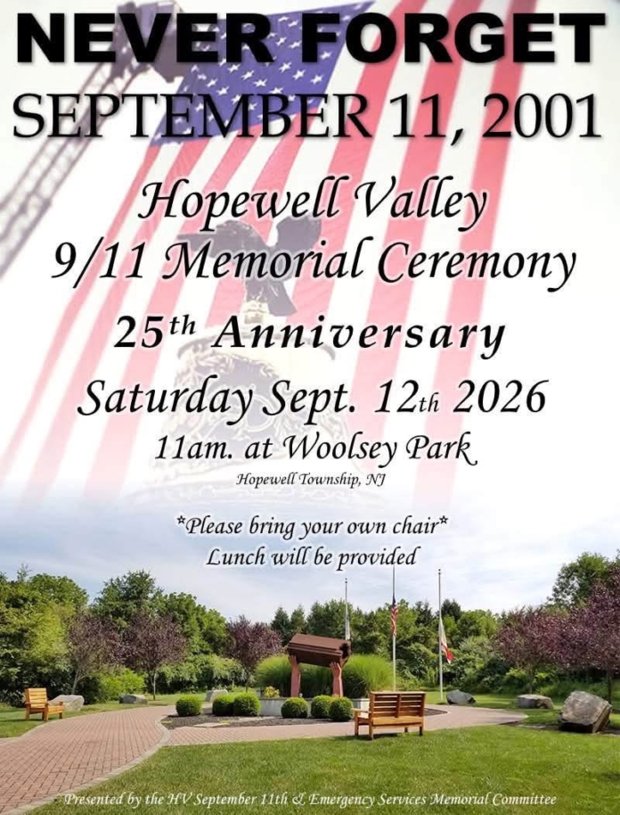 Hopewell Valley to remember lives lost on Sept.11