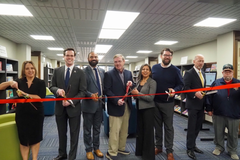 County celebrates library improvements