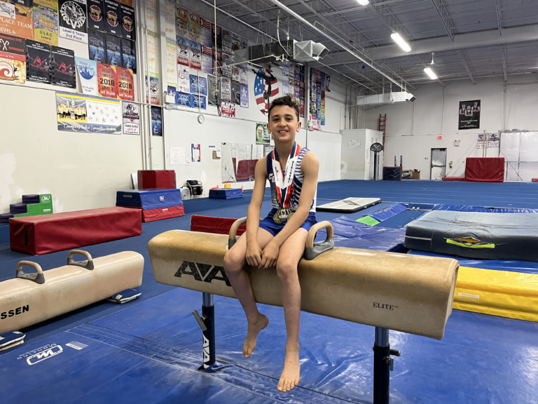 A kid who doesn’t need pushing