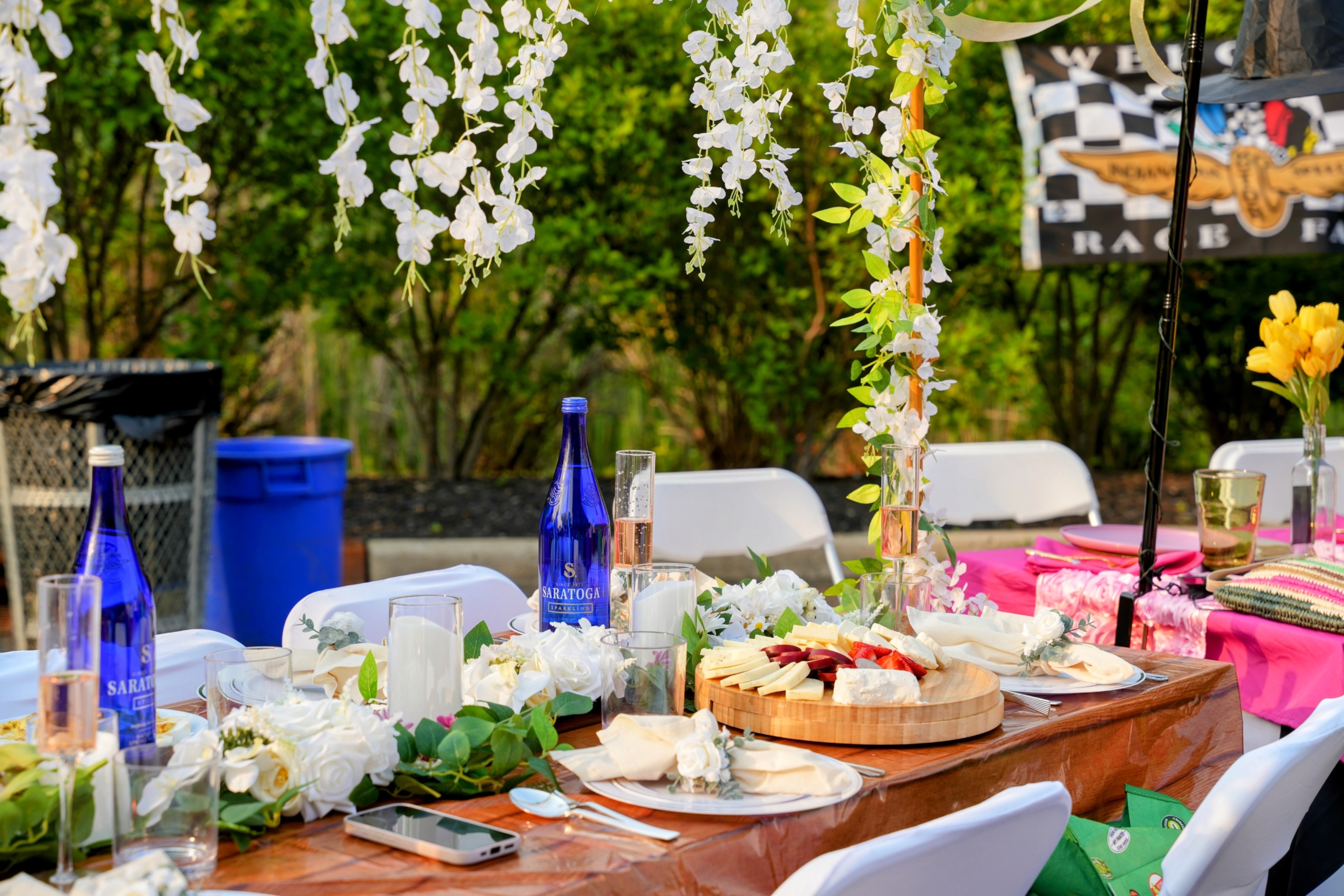 A table long on community interaction