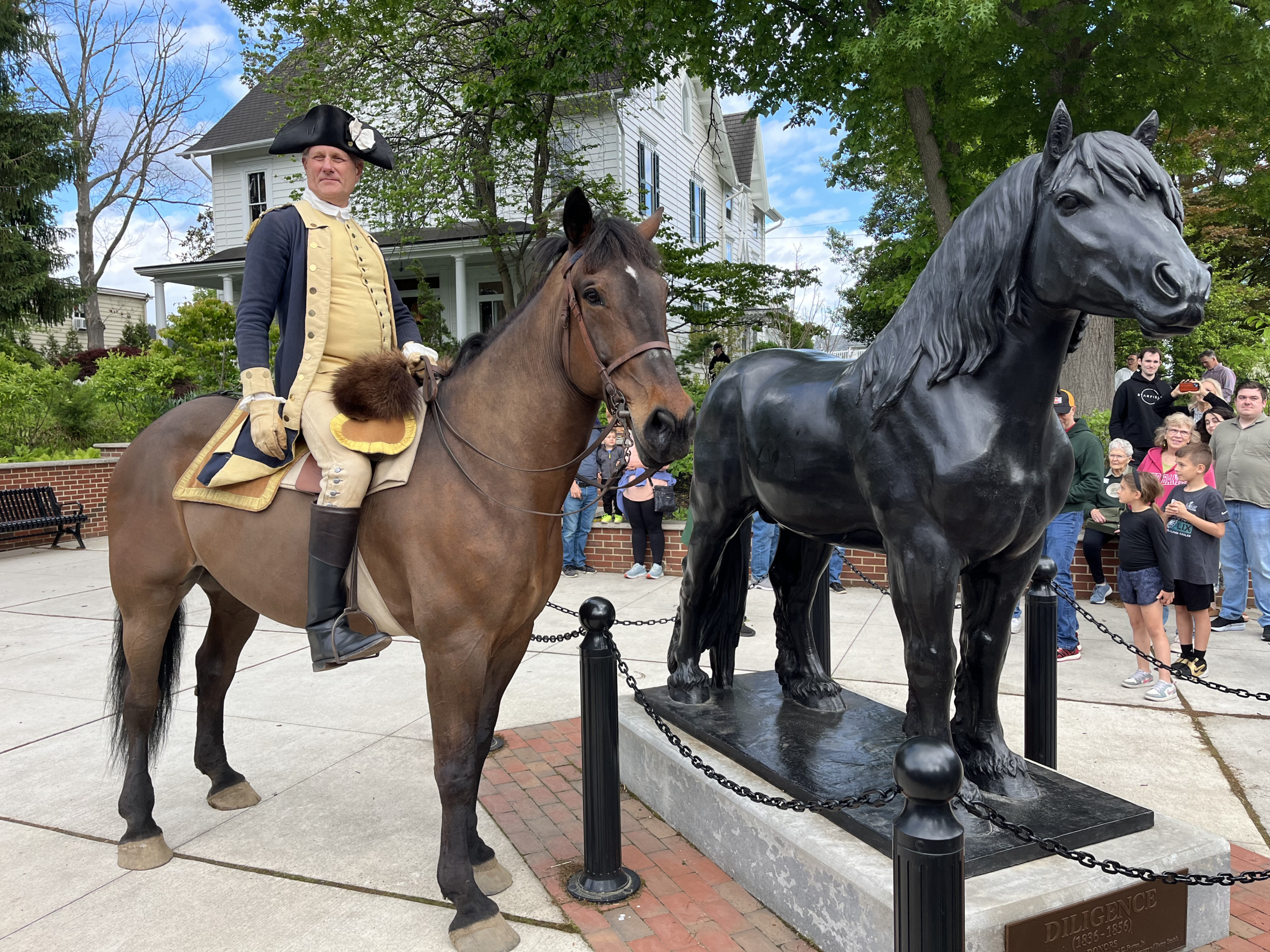 Washington 'gallops' down Main for township celebration