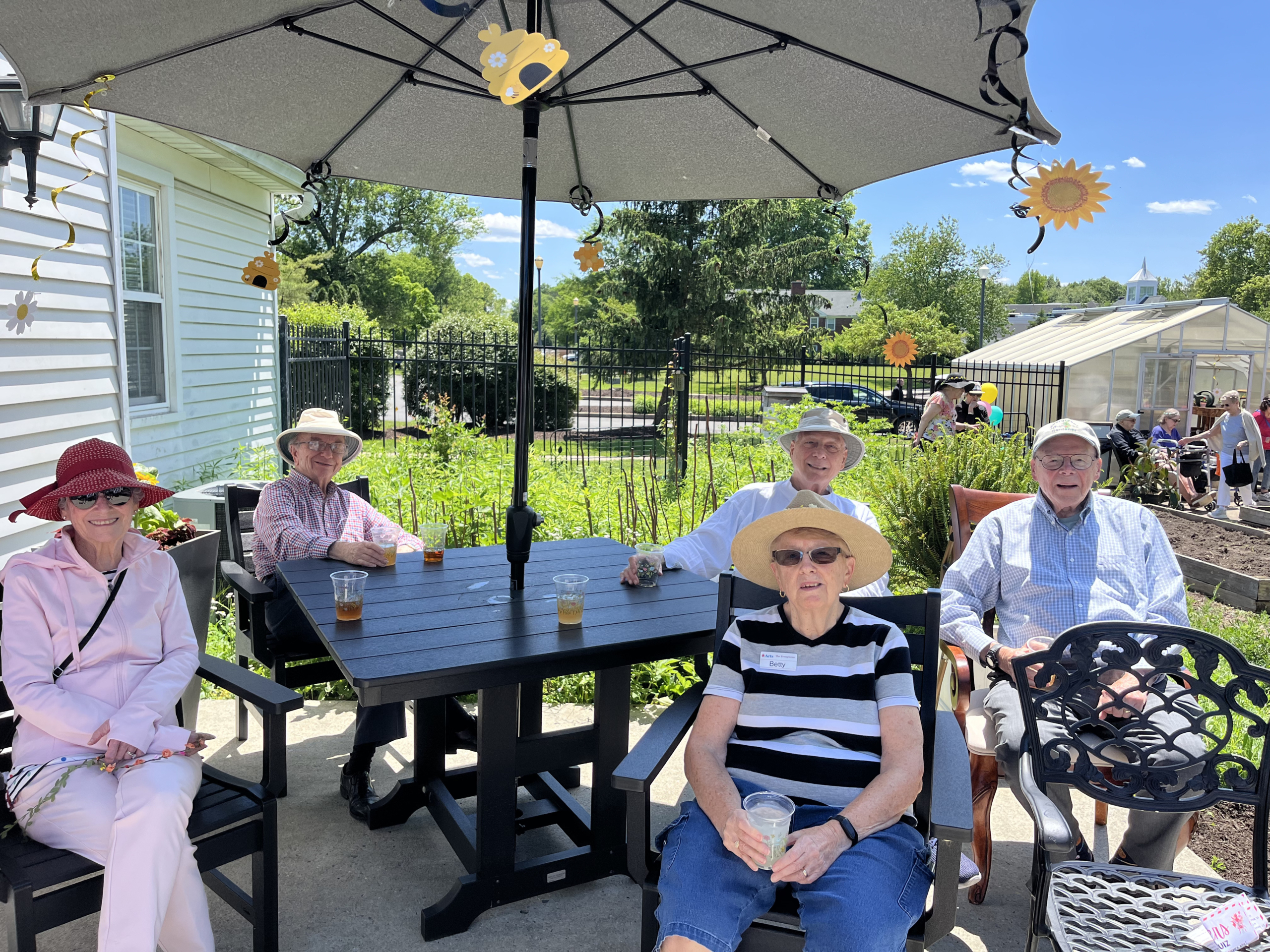 A garden party