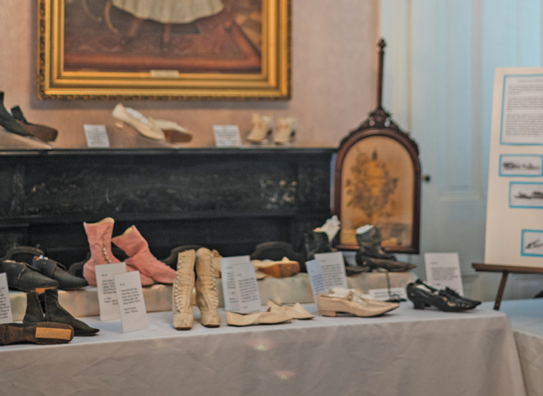 Historical Society displays 240 years of women’s shoes